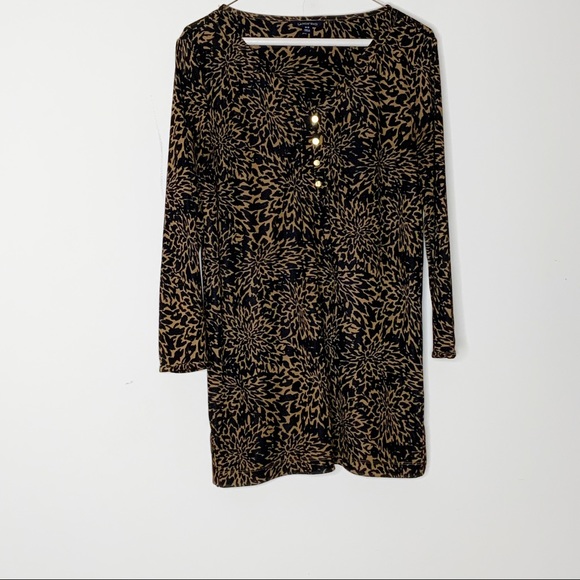 LANDS’ END Blouse. Long sleeves. Size 10-12 B/D